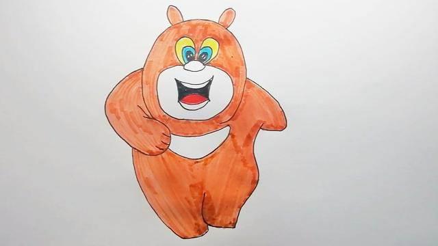 熊出没简笔画 熊出没简笔画图片大全可爱