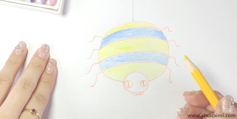 蜘蛛儿童简笔画怎么画 蜘蛛儿童画简单