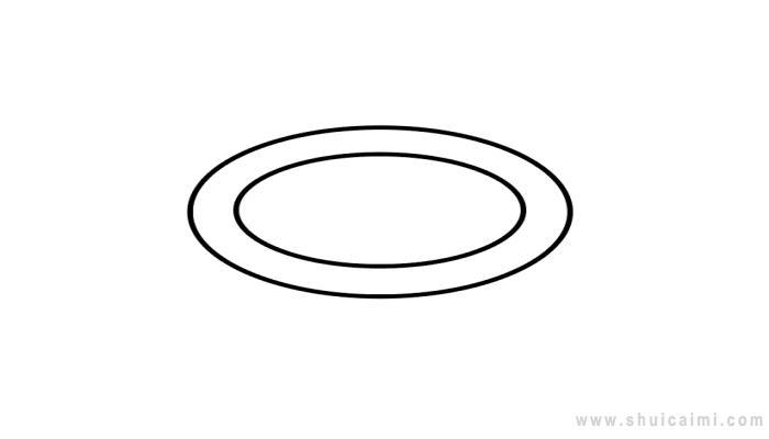 纸盘子简笔画怎么画 纸盘子简笔画步骤