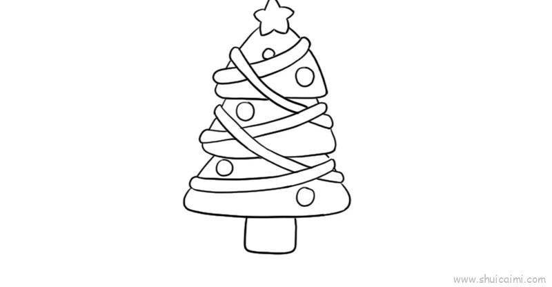 圣诞树儿童画怎么画 圣诞树简笔画图片大全