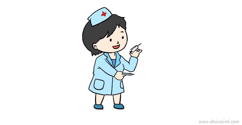 最美护士,愿所有医护工作者平安儿童画怎么画 最美护士,愿所有医护工作者平安简笔画简单又好看