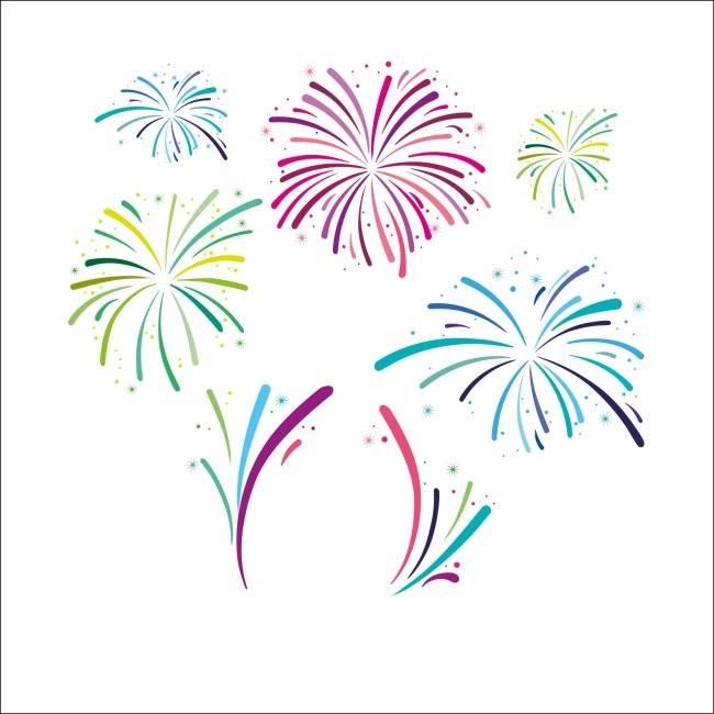 烟花简笔画图片大全 烟花简笔画图片大全可爱漂亮