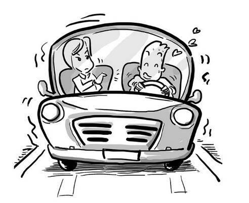 开车的简笔画图片大全 开车的简笔画图片大全彩色