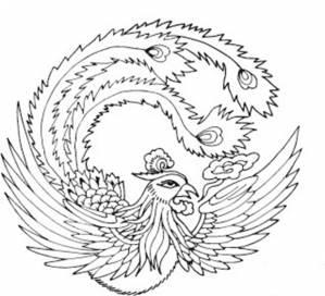 凤凰简笔画 凤凰简笔画霸气
