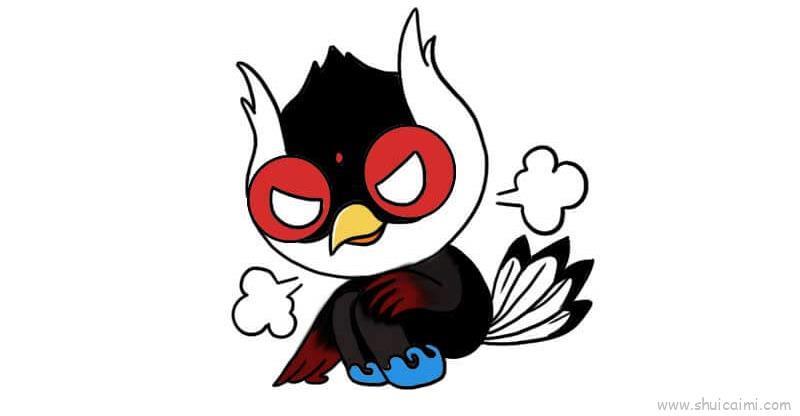 二青会吉祥物儿童画怎么画 二青会吉祥物简笔画顺序