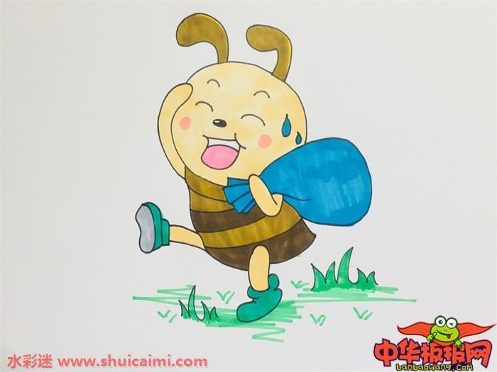 蚂蚁搬家怎么画 蚂蚁搬家简笔画简单又漂亮彩色