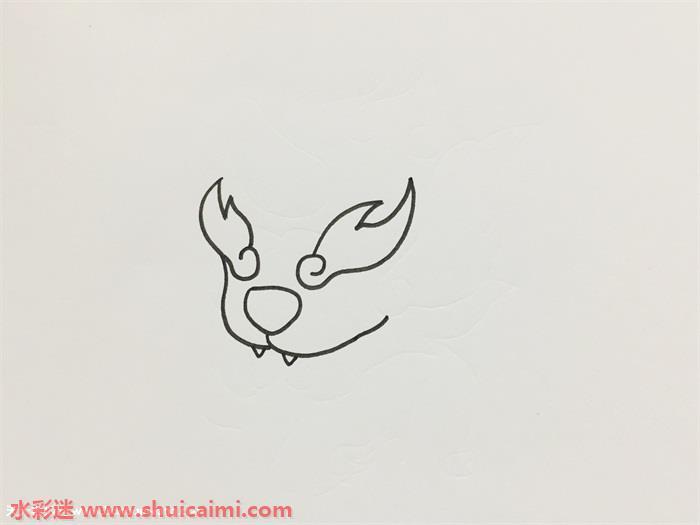 年兽怎么画 年兽简笔画画法