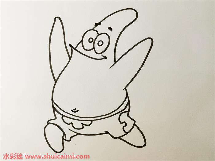 派大星怎么画 派大星简笔画画法