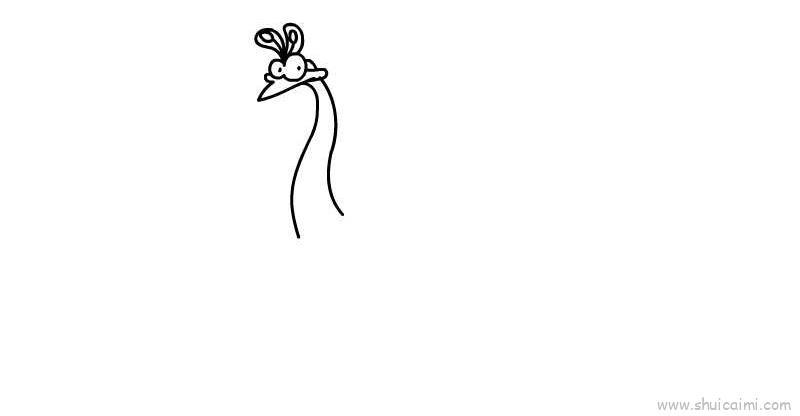 孔雀儿童画怎么画 孔雀简笔画简单又好看