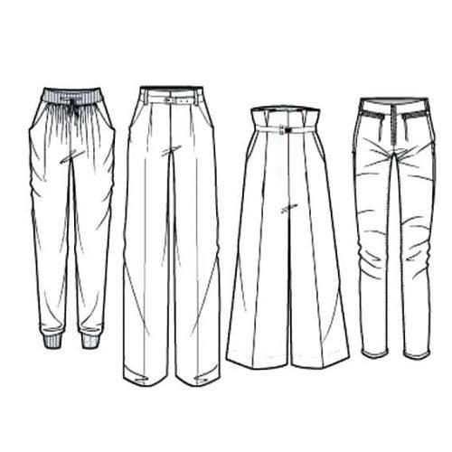 男生女生裤子简笔画 男生裤子的简笔画