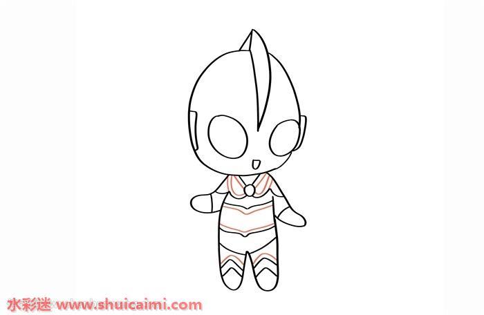 捷克奥特曼怎么画 捷克奥特曼简笔画图片大全