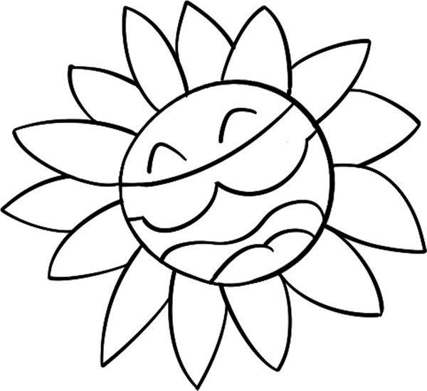 弹吉他的花儿简笔画怎么画 弹吉他的花儿简笔画步骤