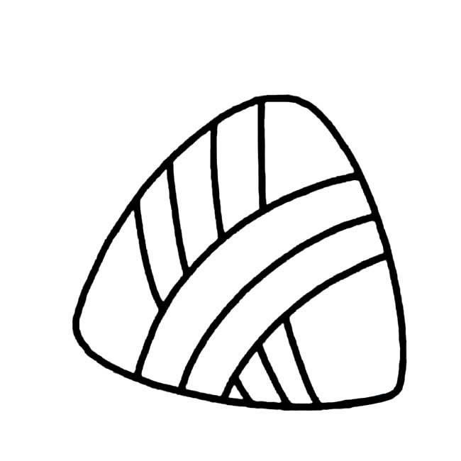 粽子简笔画图片 粽子简笔画图片可爱