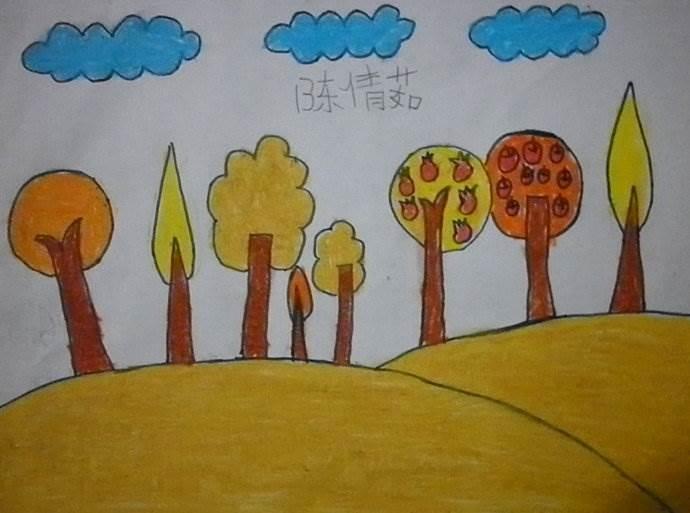 秋天的简笔画 秋天的简笔画幼儿园