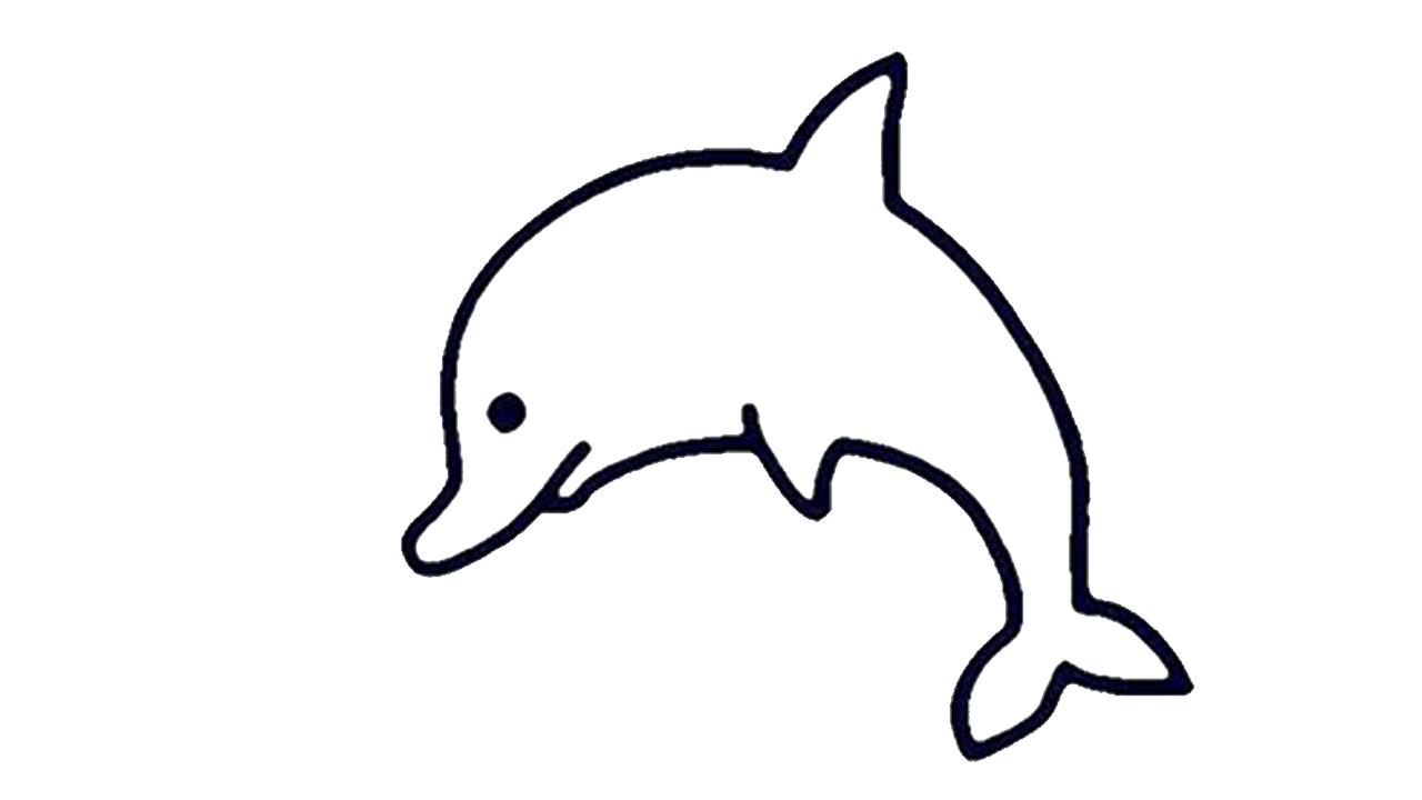 海豚简笔画怎么画 海豚简笔画好看