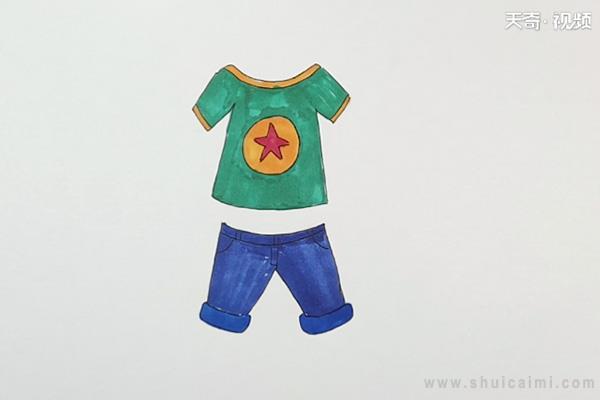 幼儿男服饰简笔画怎么画 幼儿男服饰简笔画简单又好看