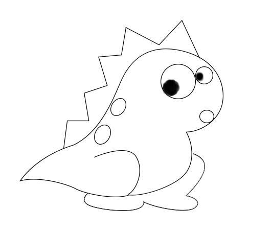 小恐龙简笔画 小恐龙简笔画图片可爱