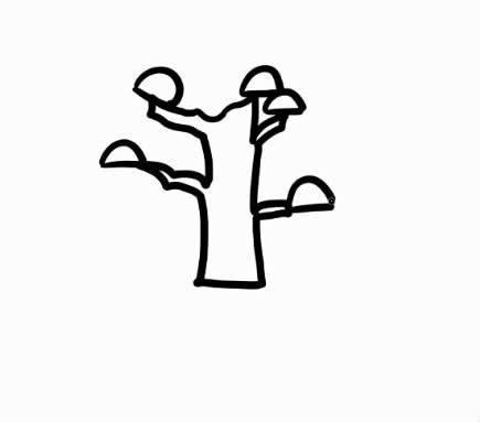 松树的简笔画图片大全 松树的简笔画图片大全大图