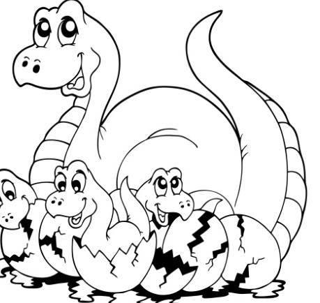 恐龙简笔画大全图片 恐龙简笔画大全图片可爱