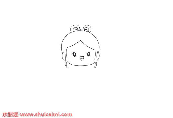 织女好看怎么画 织女好看简笔画简单彩色