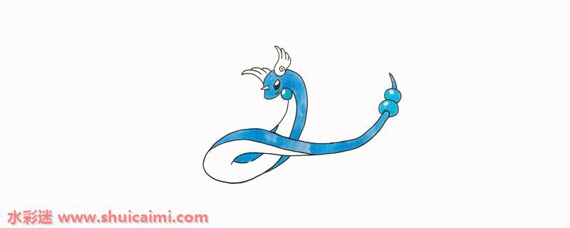 可爱的神奇宝贝哈克龙简笔画步骤