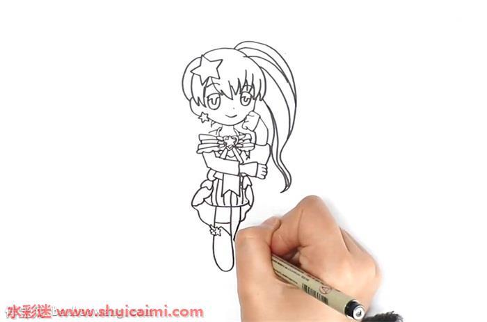 巴拉巴拉小魔仙怎么画 巴拉巴拉小魔仙简笔画图片