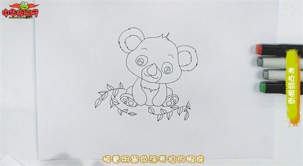 考拉怎么画 考拉简笔画简单彩色