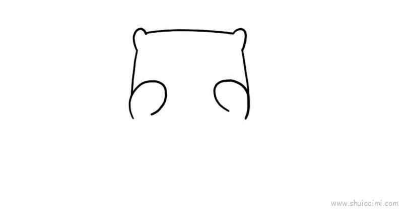 方块熊儿童画怎么画 方块熊简笔画简单