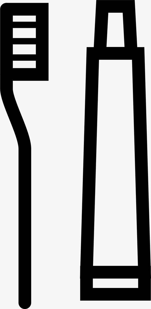 牙刷简笔画 牙刷简笔画图片