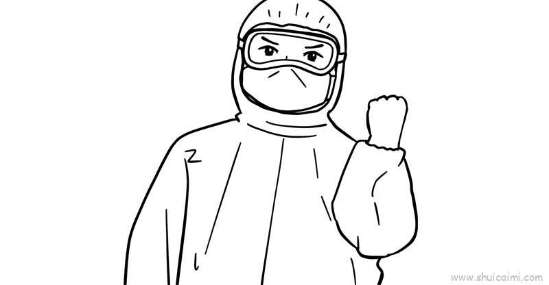 疫情儿童画怎么画 疫情简笔画图片