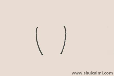 牙齿彩色儿童简笔画