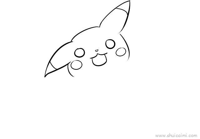 比卡丘儿童画怎么画 比卡丘简笔画简单