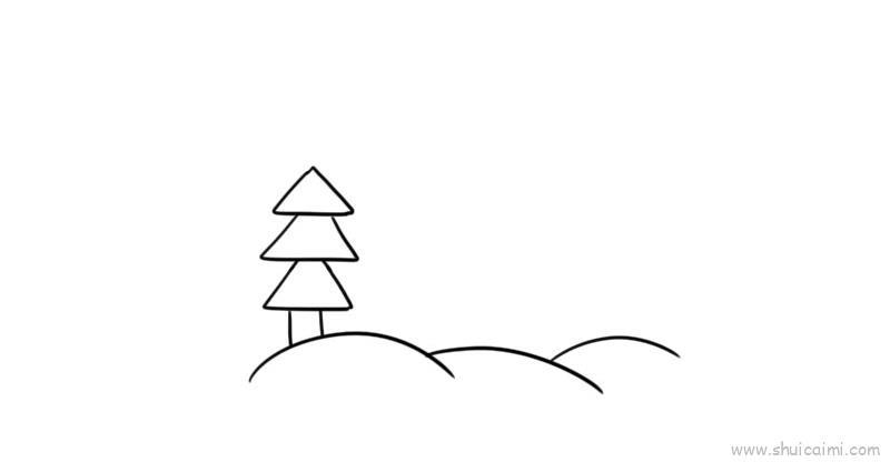 冬天色彩儿童画怎么画 冬天色彩简笔画图片大全