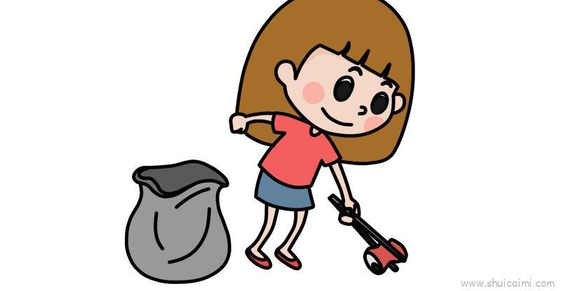 环境日教程儿童画怎么画 环境日教程简笔画画法