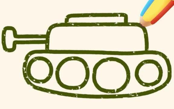 坦克的简笔画 飞机的简笔画