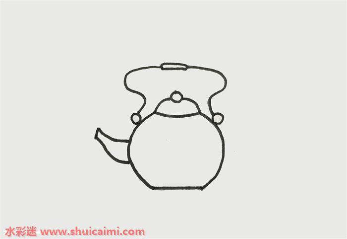 水壶怎么画 水壶简笔画漂亮彩色