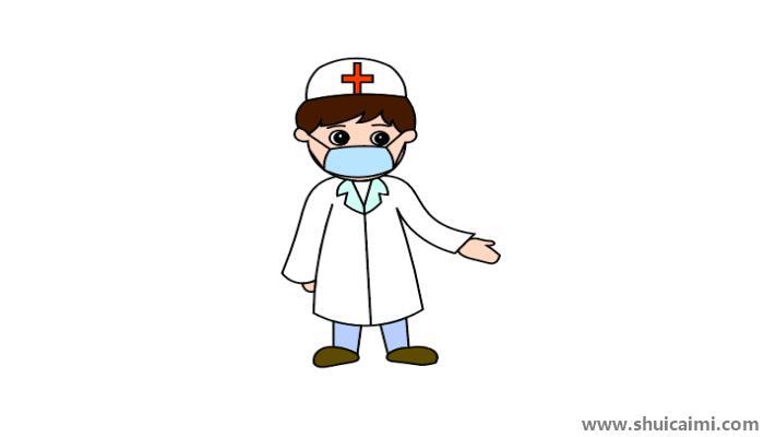 男护士简笔画怎么画 男护士简笔画好看