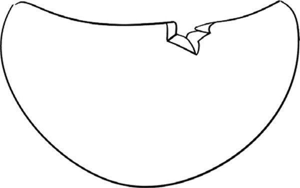 甜甜的西瓜简笔画怎么画 甜甜的西瓜简笔画图片大全