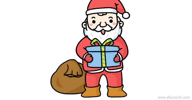 圣诞节情景儿童画怎么画 圣诞节情景简笔画图片大全
