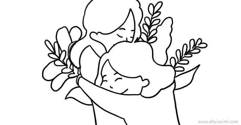 母亲节手账元素儿童画怎么画 母亲节手账元素简笔画简单