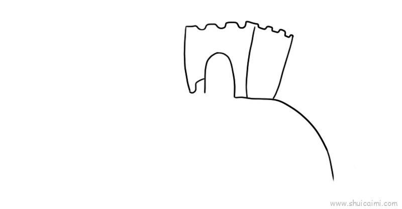 长城儿童画怎么画 长城简笔画画法