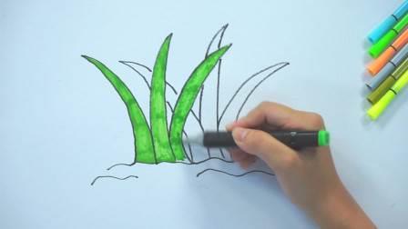 小草简笔画 小草简笔画图片大全大图
