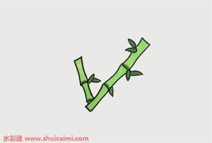 竹子怎么画 竹子简笔画简单彩色