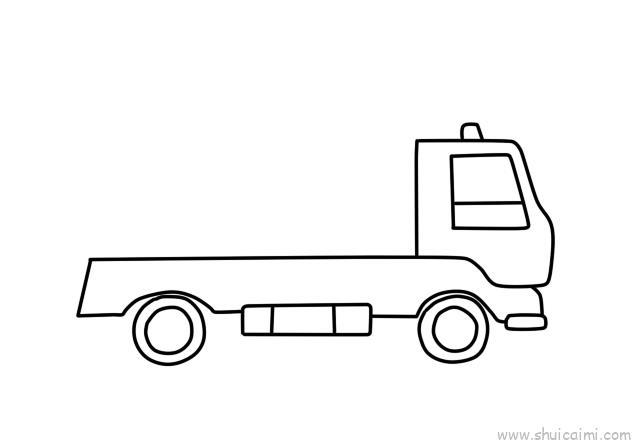 垃圾车儿童画怎么画 垃圾车简笔画图片大全