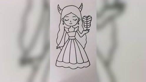 公主的简笔画 公主的简笔画 12星座