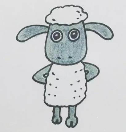 小羊简笔画图片大全可爱 小羊简笔画图片大全可爱版