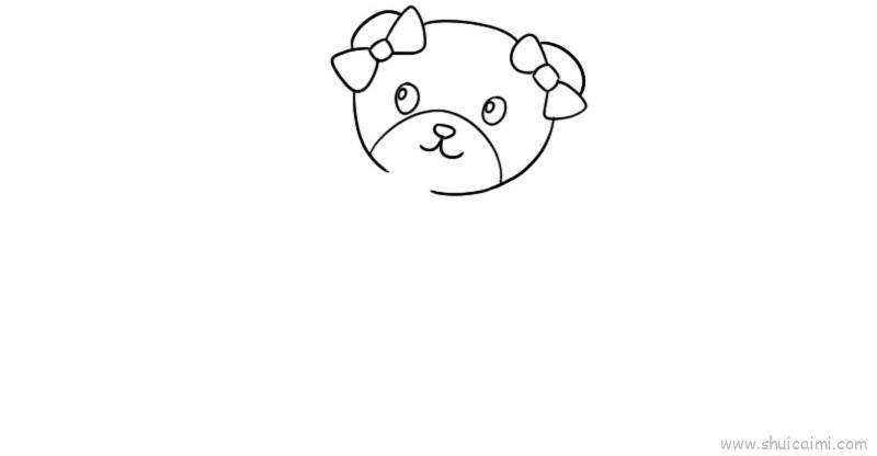 情人节爱心小熊教程儿童画怎么画 情人节爱心小熊教程简笔画画法