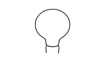 灯泡怎么画简笔画图片（电灯泡画法图片简笔画）