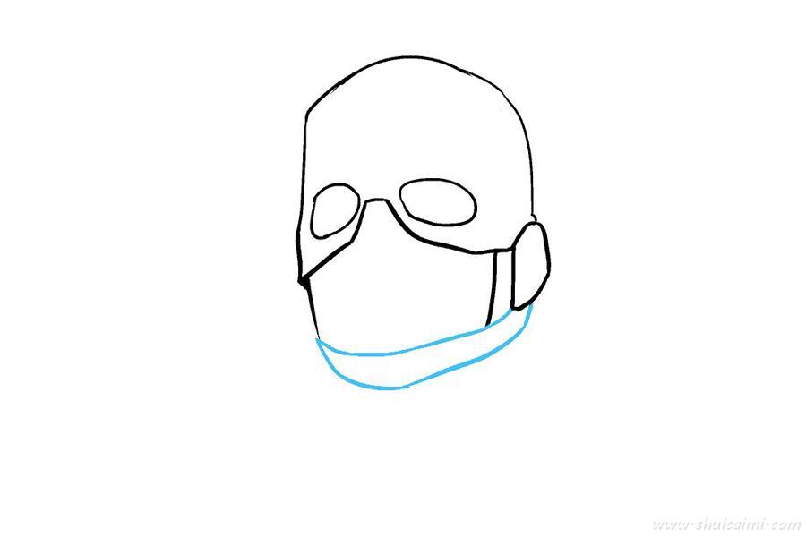 美国队长怎么画 美国队长简笔画简单又漂亮彩色