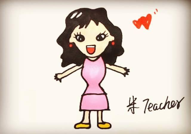 画妈妈简笔画最漂亮 画妈妈简笔画最漂亮全身彩色